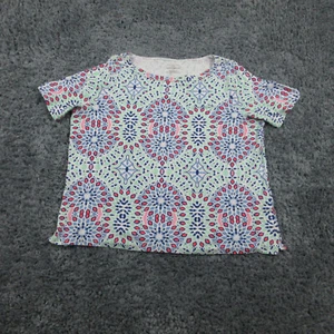 Camisa Talbots Mujer 2X Verde Rojo Estampado Geométrico Manga Corta Fin de Semana Camiseta - Imagen 1 de 15