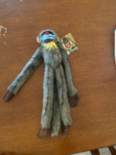 16” Fiesta Mandrill Plush Stuffed Animal Monkey Toy Long Legs and Arms Tag