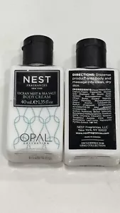 NEST Fragrances Ocean Mist & Sea Salt BODY CREAM Lot of 2 Travel 1.35 oz ea - Picture 1 of 1