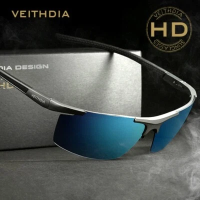 VEITHDIA 高清偏光太阳镜男式铝合金运动驾驶太阳眼镜 — 第 1/4 张图片