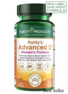 Purity Products Advanced D Formula 60 Veg Cap Nuevo Dr. Cannell's exp. 2/27 - Imagen 1 de 2
