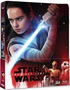 Star Wars: Episode VIII - The Last Jedi - Blu-ray STEELBOOK 3D & 2D - Picture 1 of 2