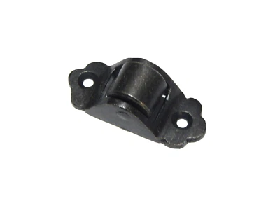 Flush Mount Cast Iron Antique Trunk Roller Chest Bottom Steamer Foot Locker - Image 1 of 4