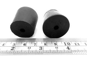 Rubber Stopper #5, 1 Center Hole Tub, Bung Hole Plugs 15/16" to 1 1/32" ID Holes - Picture 1 of 12
