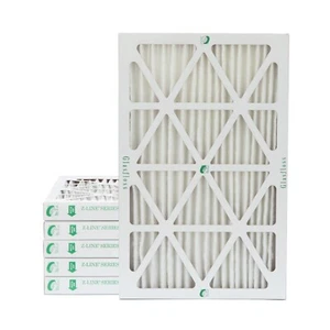 Glasfloss ZL 10x20x2 MERV 10 (FPR 7) Pleated Furnace Air Filters. 6 Pack - Picture 1 of 6