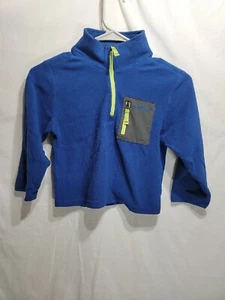 Eddie Bauer Blue Fleece 1/4 Zip Sweater Boys Size XS - Picture 1 of 6