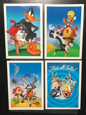 UX291 UX304 UX314 UX376 Looney Tunes Postal Card Lot of (4) / UNUSED / - Image 1 of 4