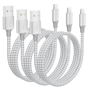 Iphone Charger Apple Mfi Certified 3Pack 10FT Long Lightning Cable Fast Charging - Picture 1 of 11