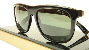 Gafas de sol ZILLI polarizadas hechas a mano acetato titanio Francia ZI 65004 C01 - Imagen 1 de 11
