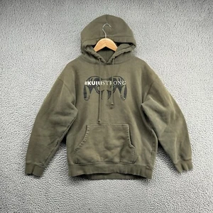 Kuiu Hoodie Mens Medium Olive Green Hooded Sweatshirt Jacket Fleece Relaxed - Picture 1 of 19