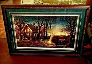 Vintage Autumn Evening  & signed by original artist 'Terry Redlin' Collectable
