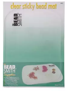 Clear Sticky Bead Mat 7.5"x 5.5" Beadsmith, Art &Craft Tools, Hobby Craft Tools - Picture 1 of 5