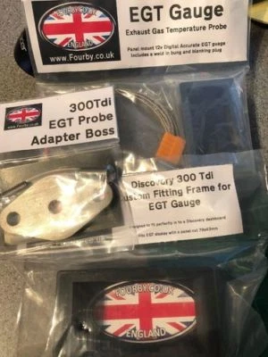 FOURBY Misuratore temperatura gas di scarico, telaio e 300 Tdi sonda EGT Boss LAND ROVER discoteca