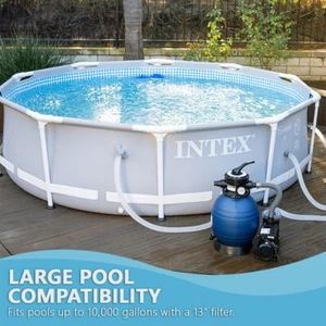 XtremepowerUS Sandfilter für oberirdisch mit Poolpumpe 6-Wege Ventil Medienfilter - Bild 1 von 7