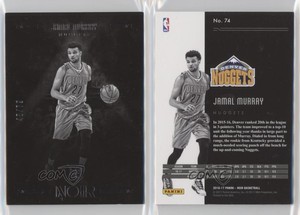 2016-17 Panini Noir Rookies Black and White /79 Jamal Murray #74 Rookie RC