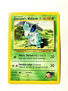 GIOVANNI'S NIDORAN - Gym Challenge - 75/132 - Common - Pokemon Card - NM - Picture 1 of 2