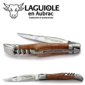 Navaja Laguiole en Aubrac manzano sacacorchos L0311POIS 11 cm cuchillo - Imagen 1 de 6