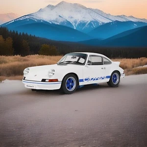 Porsche 911 Carrara 2.7 RS - White / Blue - 1973 - GT Spirit - 1/12 - GT921 - Picture 1 of 4