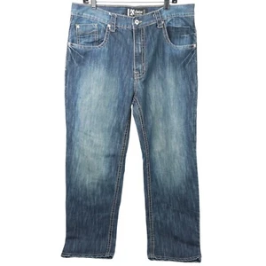 Southpole X-clusive Edition Jeans Men Size 38 Medium Wash Y2K Denim Flap Pockets - Picture 1 of 15