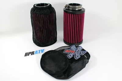 Yamaha Banshee K+N Style PWK 26mm STOCK Carbs 5" Air Filter Pods OUTERWEARS Pair - Image 1 of 4