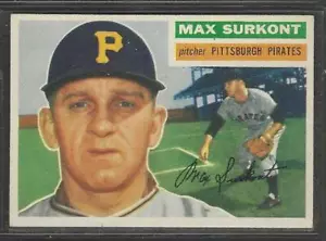 1956 TOPPS # 209 MAX SURKONT PIRATES NM CENTERED - Picture 1 of 2
