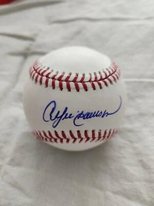 ANDRE DAWSON signierter Baseball - The Hawk! Chicago Cubs - PEARL WHITE BALL! - Bild 1 von 2