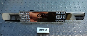 AUTHENTIC GUESS NAMEPLATE EMBLEMS OFF A HANDBAG PURSE - Picture 1 of 3
