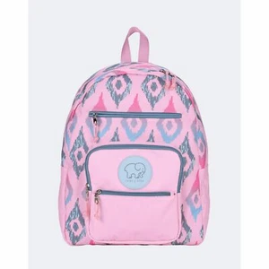 Ivory Ella 16.5" Tribal Ikat Backpack Book/Laptop Bag - Magenta - New With Tags - Picture 1 of 6