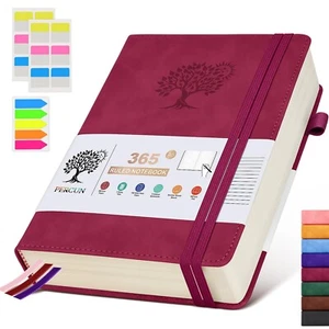A5 Lined Journal Notebook - 365 Page Leather Journals for Writing Women & Men... - Picture 1 of 7