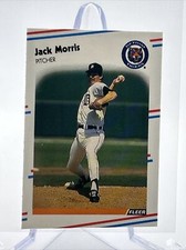 1988 Fleer Classic MINI Jack Morris Baseball Card #22 Mint FREE SHIPPING