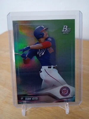 2021 Topps Bowman Platinum Baseball Juan Soto Base Card #73 Nationals - Image 1 of 2