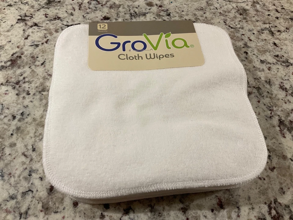 Grovia Reusable Cloth Diapering Wipes, 12 Count - Image 1 of 3