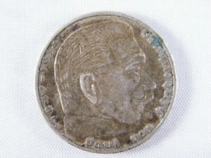 Moneda 2 Reichsmark 1939 Deutsches Reich (ESVASTICA NAZI) | World Coins Silver - Picture 1 of 2