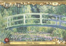 2023 Historic Autographs The Gilded Age #50 Claude Monet