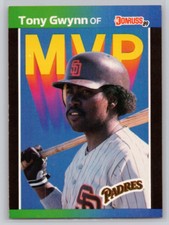 1989 DONRUSS #BC-20 TONY GWYNN BONUS MVP'S SAN DIEGO PADRES