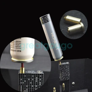 2 Gas Refill Adapters for ST Dupont lighter Line 1/2 Gold/Yellow Cap - Picture 1 of 9