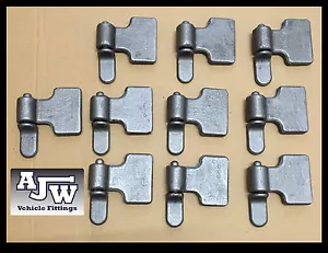 12 X Spade Hinge Weld On & Gudgeon Set Trailer Pick Up Tailgate Dropside Parts - Picture 1 of 6