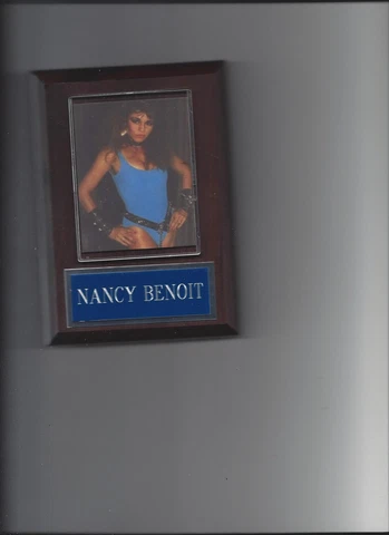NANCY BENOIT PLAQUE WRESTLING WCW ECW WOMAN DEVIL FALLEN ANGEL WOMAN Cover