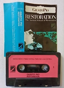 mc GIUSTO PIO - THE ANCIENT SCHOOL OF RESTORATION - ed FLASH SOUND bootleg? tape - Foto 1 di 3