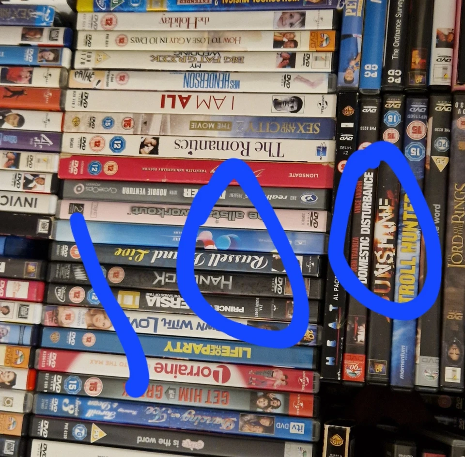 100 DVDs Bundle | DVD Joblot Bulk Wholesale Car Boot | Movies, Films, TV Series - Image 1 of 1