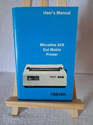 1983 Okidata Microline 82A Dot Matrix Printer User’s Instruction Manual - Image 1 of 4