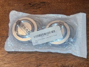 New 60mm Hub Caps Set of 4 Silver Nissan Wheel Center Caps - Bild 1 von 4