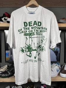 Gr. L Online Keramik „Help On The Way“ „I Got High On The Boulder“ weiß Herren - Bild 1 von 5