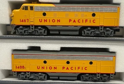 N Scale Kato Union Pacific F7A&B DCC #1467 & #1488c Set USED Read Condition - Image 1 of 4