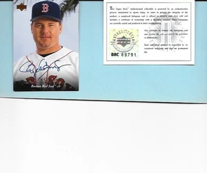 1995 Upper Deck firmato #AC4 Roger Clemens autografo AUTO - Foto 1 di 2