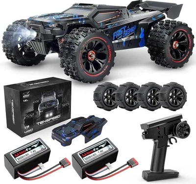 1/14 Brushless RC Autos für Erwachsene schnell 60+ mph, RC Trucks 4x4 Offroad - Bild 1 von 4