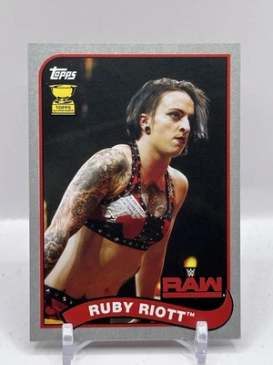 2018 Topps WWE Heritage #64 Ruby Riott Silver Rookie 3/25 - Image 1 of 2
