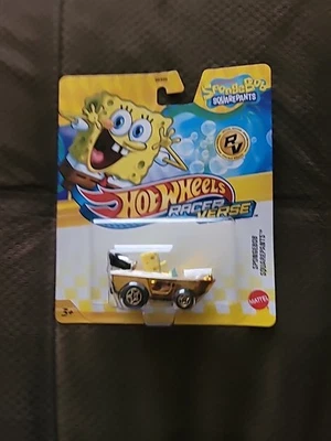 Spongebob Squarepants * GOLD Special Edition CHASE * 2025 Hot Wheels Racer Verse - Image 1 of 4