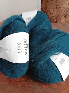 3 x 50 g  Lang Yarns Malou Light Col. 88 petrol - Bild 1 von 2