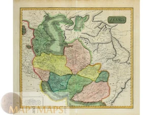 Antike Karte von Persien von 1817, u.a. Afghanistan und Großarmenien, von Thomson - Bild 1 von 4